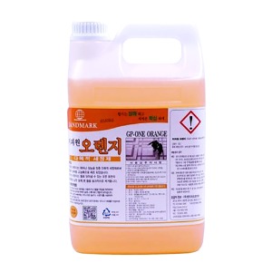 랜드마크 지피원 오렌지 세제 3.75L /기름때 찌든때 다목적 PB 주방 강력 오염 청소